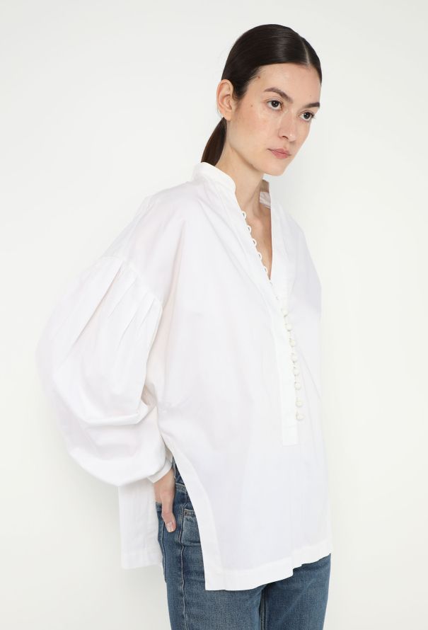 Khaite 2019 Palma Poplin Oversized Tunic - 1