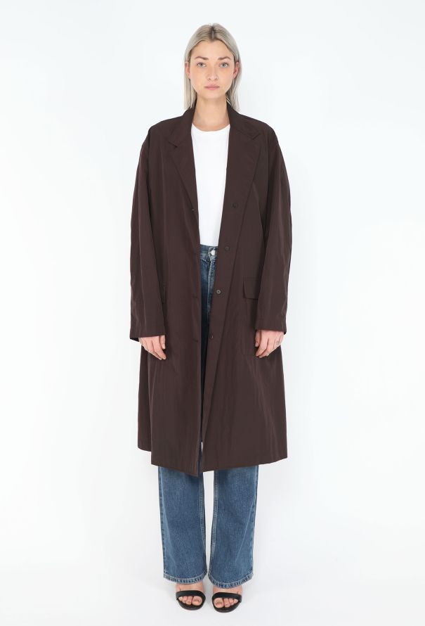 The Row 2025 Adan Nylon Trench Coat - 2