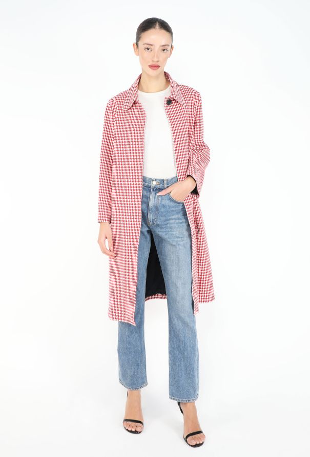 Céline 2016 Houndstooth Car Coat - 6