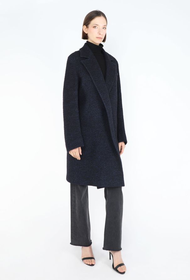Jil Sander F/W 2008 Notched Bouclé Coat - 5