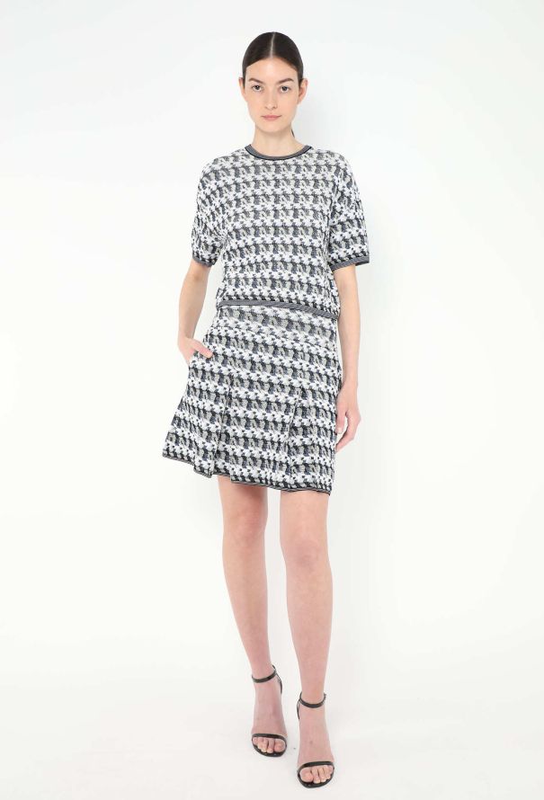 Chanel Tweed Pleated Skirt Ensemble - 1