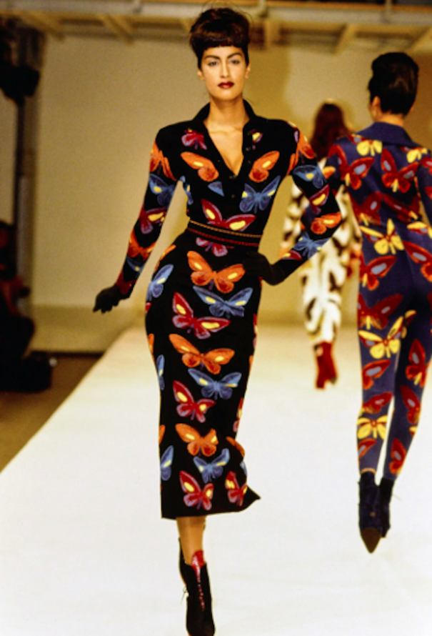 Alaïa Rare F/W 1991 Bicolor Butterfly Skirt - 2 Alaïa Rare F/W 1991 Bicolor Butterfly Skirt - 2