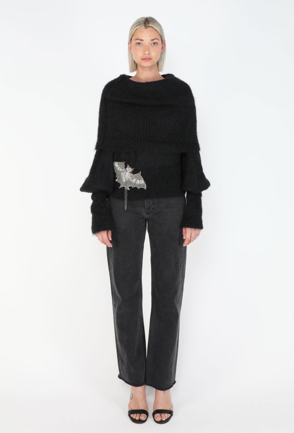 Chloé Merino Bat-Embellished Sweater, 2001 - 3