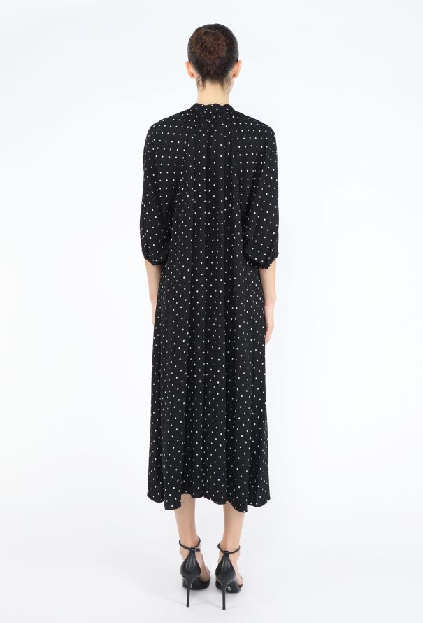 Céline Polka Dot Crêpe Dress, S/S 2021 - 5