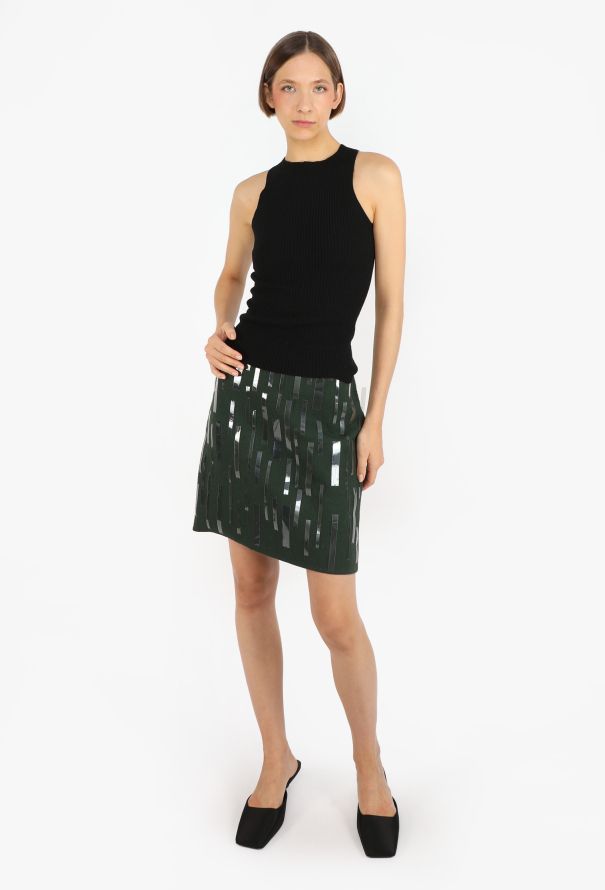 Prada Felted Appliqué Skirt, F/W 1998 - 4
