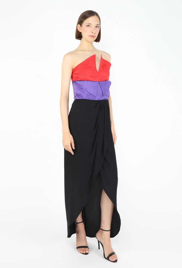 Valentino '80s Quilted Sculpted Bustier Dress - 3