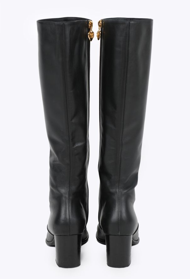 Chanel Leather Knee High Boots, 2024 - 4