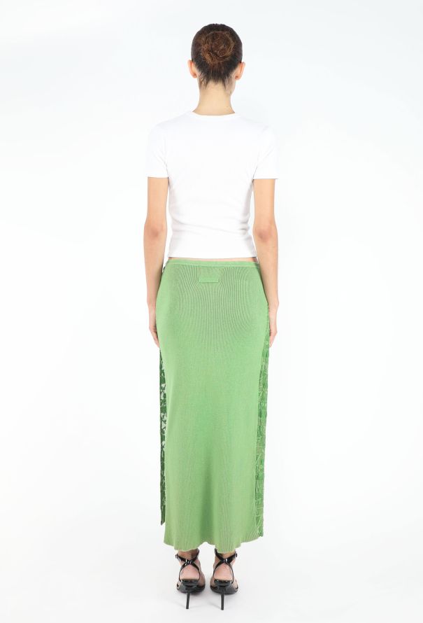 Jean Paul Gaultier F/W 1985 Embroidered Knit Skirt - 5