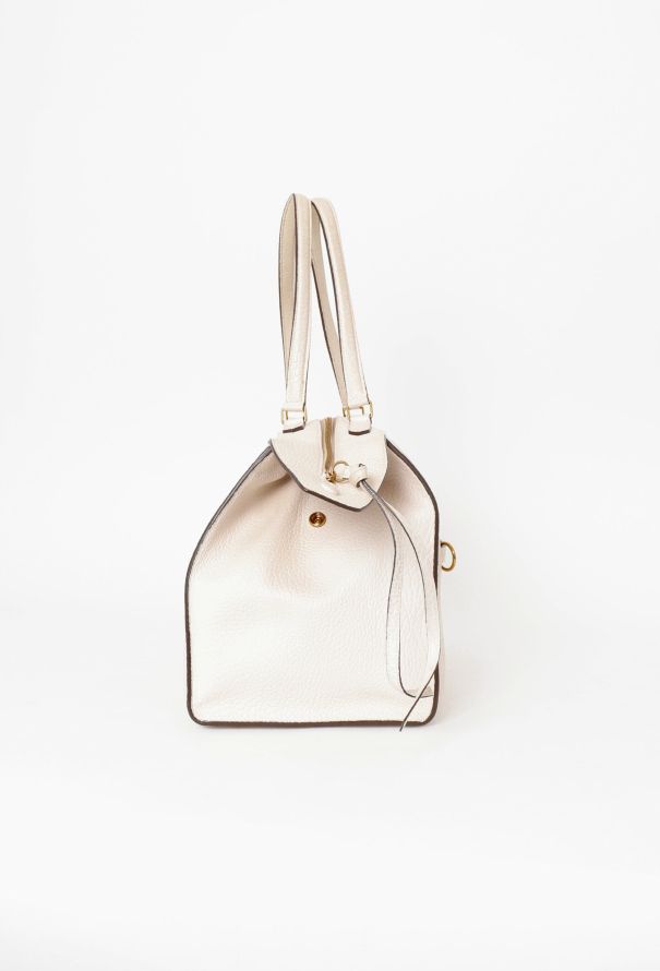 Céline White Medium Ring Bag - 5