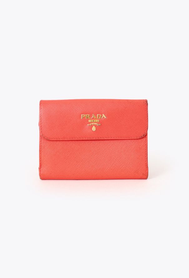 Prada Saffiano Flap Wallet - 1