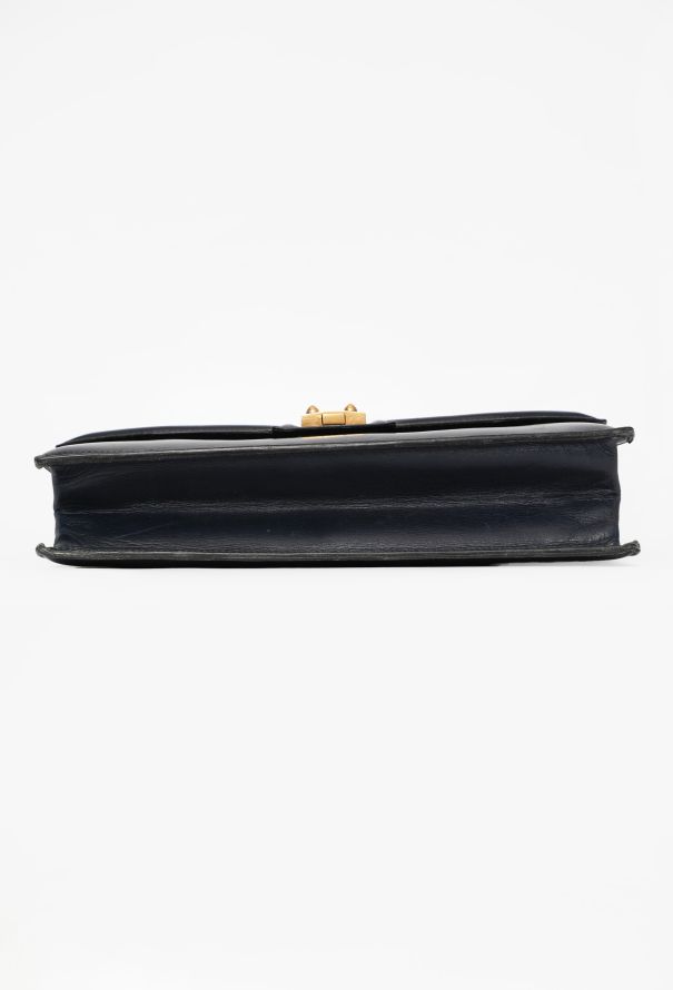 Hermès Exquisite 1940s "24 Faubourg" Handbag in Bleu H - 6