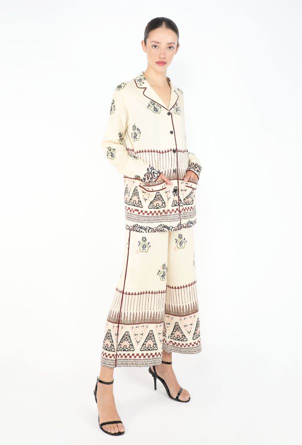 Dior Dioriviera Printed Silk Pajama Set - 3
