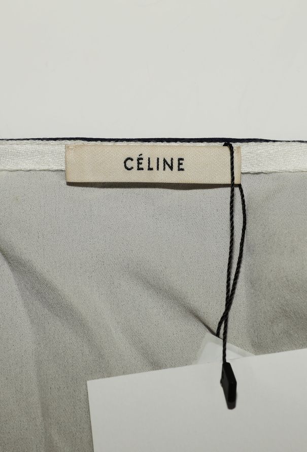 Céline Charmeuse Silk Wrap Blouse - 5 Céline Charmeuse Silk Wrap Blouse - 5