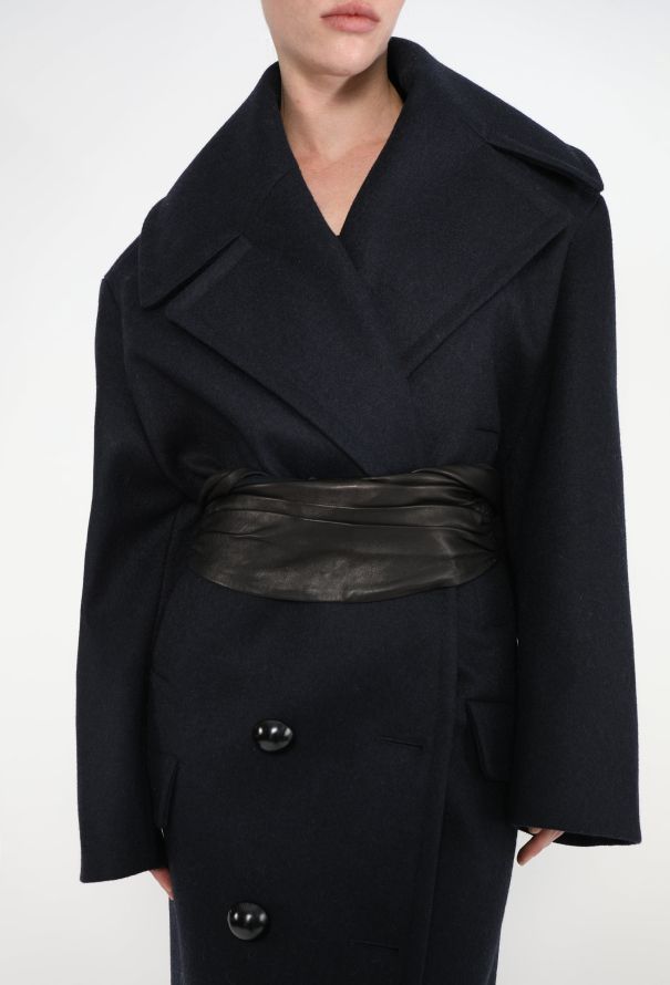 Balenciaga F/W 2009 Leather Cummerbund Belt - 1