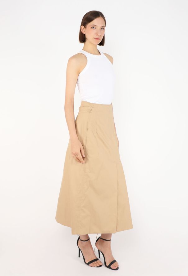 Céline Pleated Wrap Skirt, Pre-Fall 2017 - 6