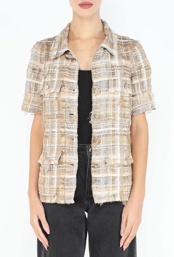 Chanel Spring 2006 Lamé Lesage Top - 5