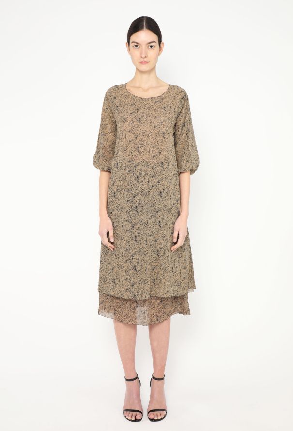 Floral Crêpe Belted Ensemble - 4