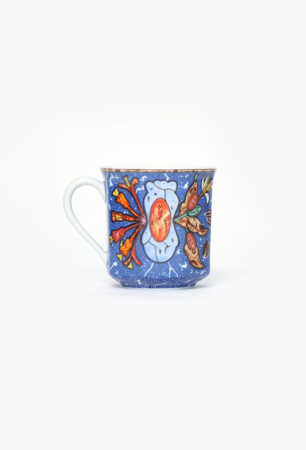 Hermès '80s 'Pierres d'Orient et d'Occident' Porcelain Espresso Set - 3