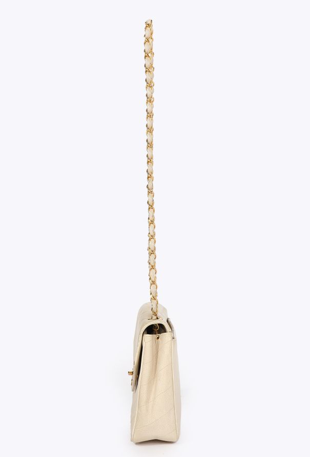 Chanel Vintage Chevron Envelope Flap Bag - 3