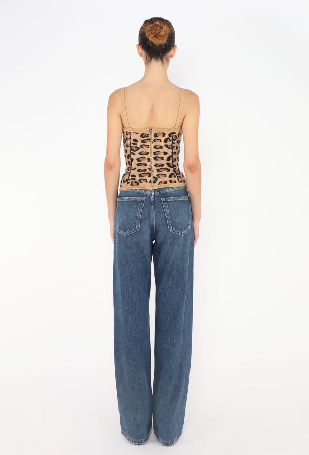 Alaïa COVETED F/W 1991 Leopard Bustier - 6