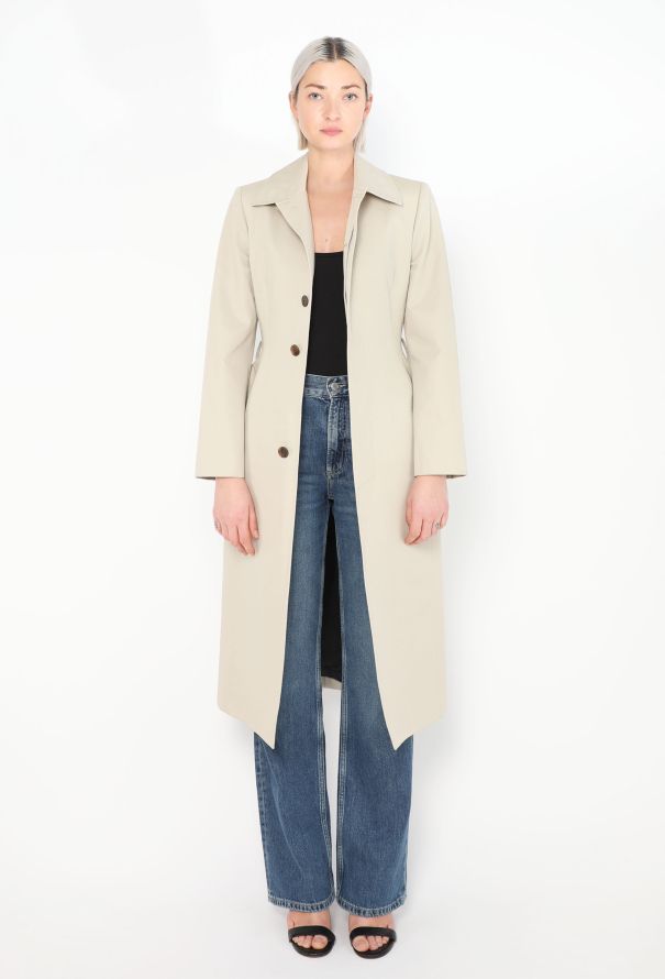 Balenciaga 2018 Belted Hourglass Trench - 2 Balenciaga 2018 Belted Hourglass Trench - 2