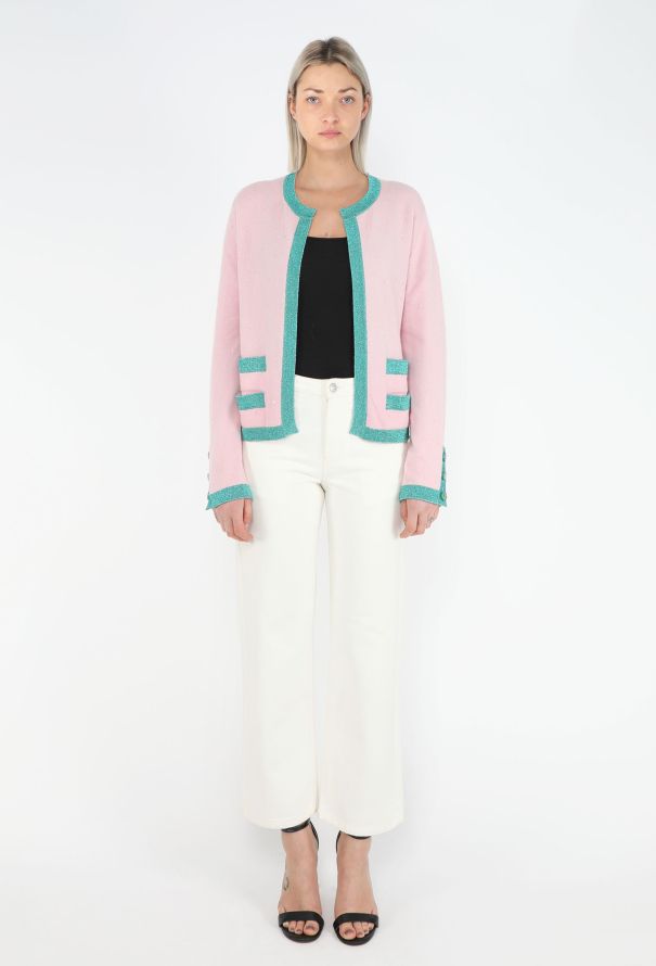 Chanel Collector 1996 Cashmere Sequin Cardigan - 2