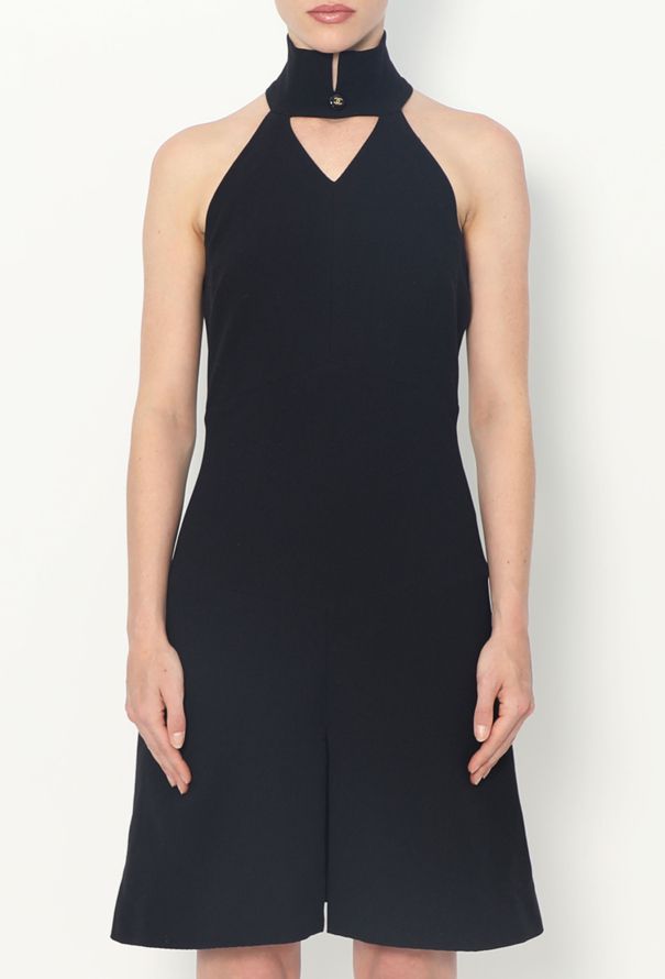 Chanel RARE S/S 1995 Piqué Halter Dress - 3