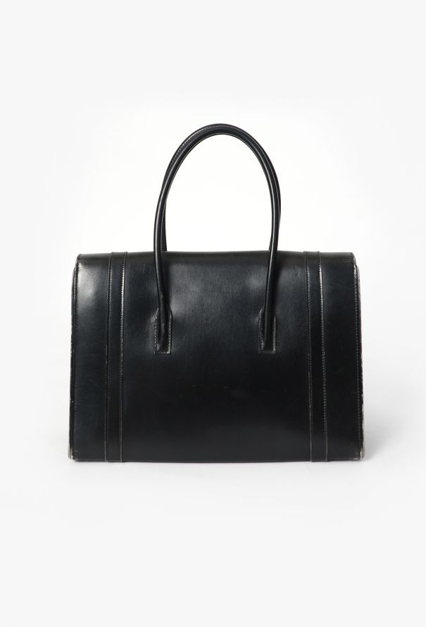 Hermès Vintage 1964 Black Box Drag 30 - 4