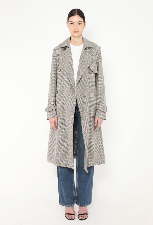 S/S 2019 Checkered Trench Coat - Paco Rabanne | Authentic