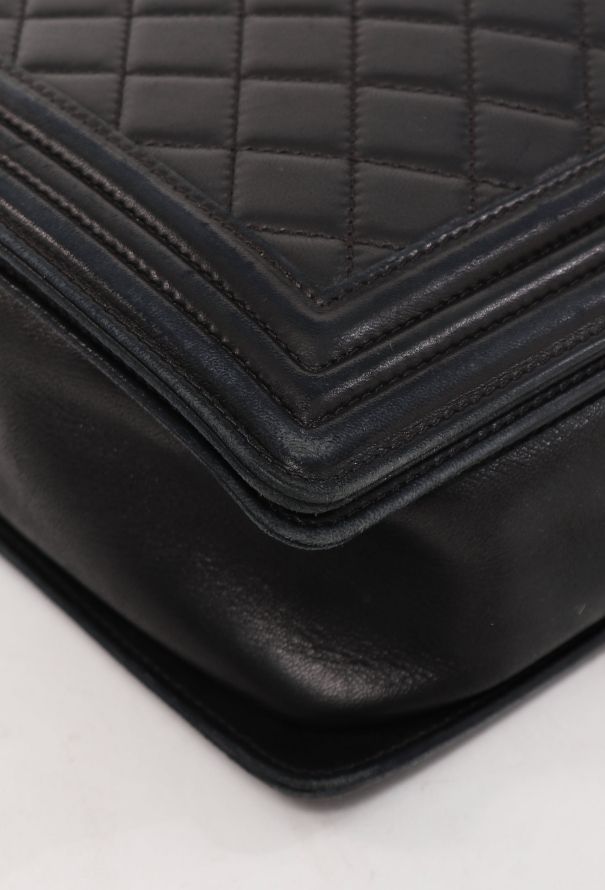 Chanel Black Maxi Boy Bag - 8