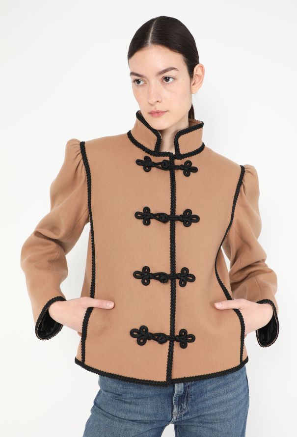Saint Laurent Collector F/W 1982 Braided Toggle Jacket - 1