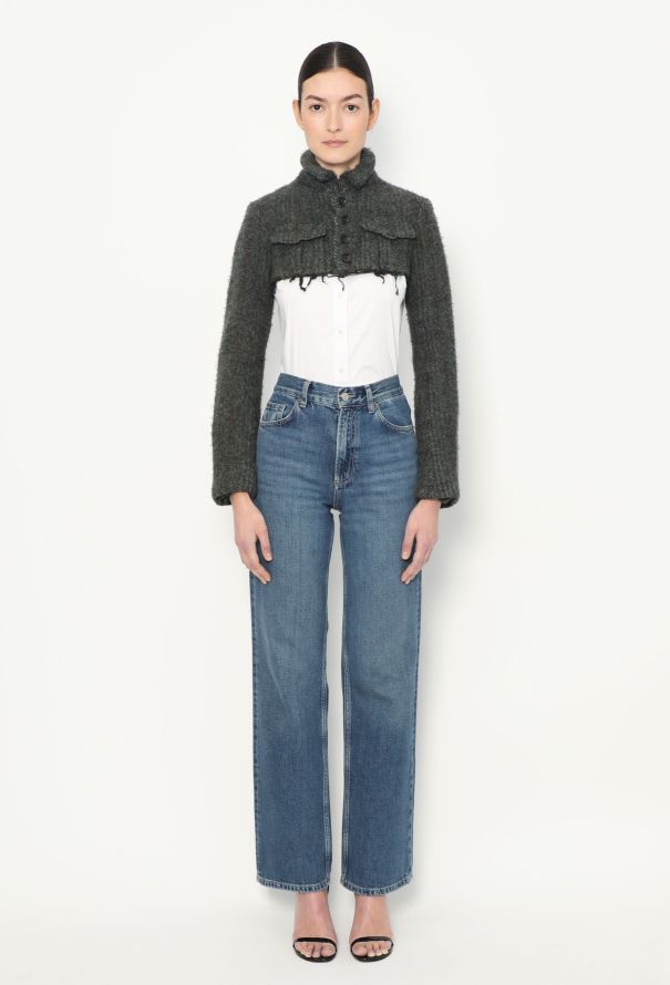 Comme des Garçons F/W 1994 Distressed Cropped Jacket - 3