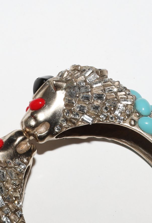 Chanel 2007 Gripoix Lion Cuff - 5