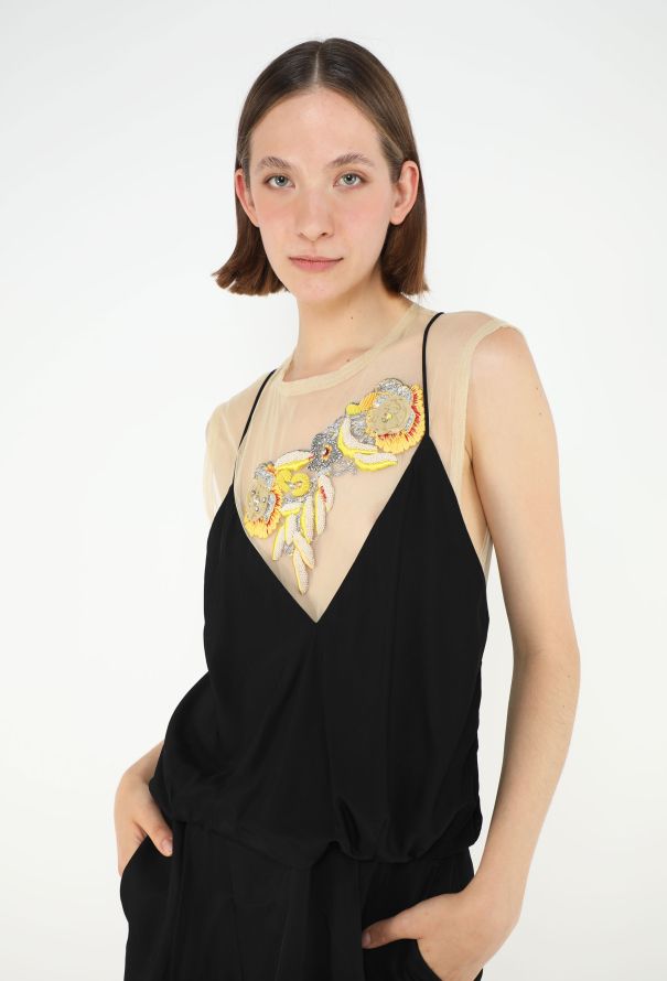 Dries Van Noten F/W 2013 Embroidered Mesh Gown - 4 Dries Van Noten F/W 2013 Embroidered Mesh Gown - 4