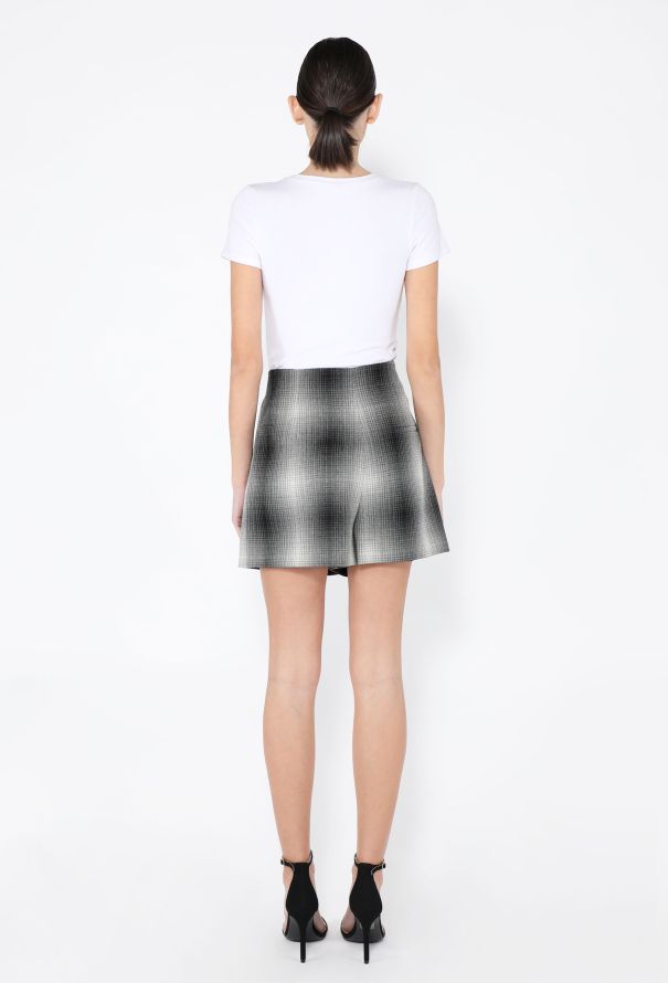 Dior F/W 2020 Plaid Overlay Miniskirt - 5