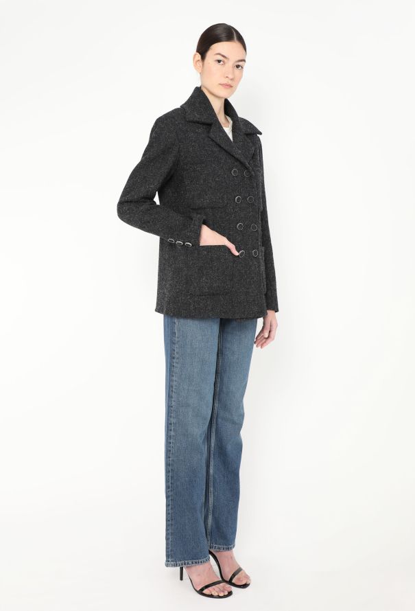 Chanel 2016 Felted 'CC' Pocket Jacket - 4