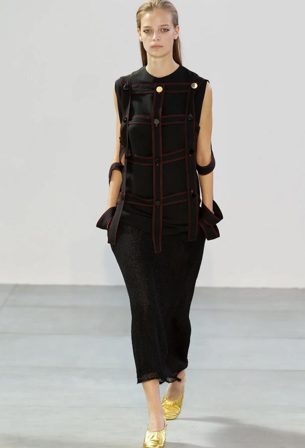 Céline S/S 2015 Metallic Ballerina Pumps - 2