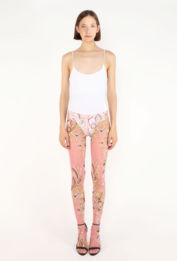 Emilio Pucci Printed Mesh Leggings, 2022 - 3