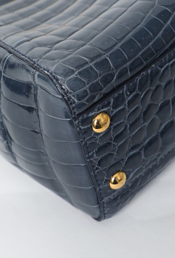 Fendi S/S 2022 Small Niloticus Peekaboo Bag - 11