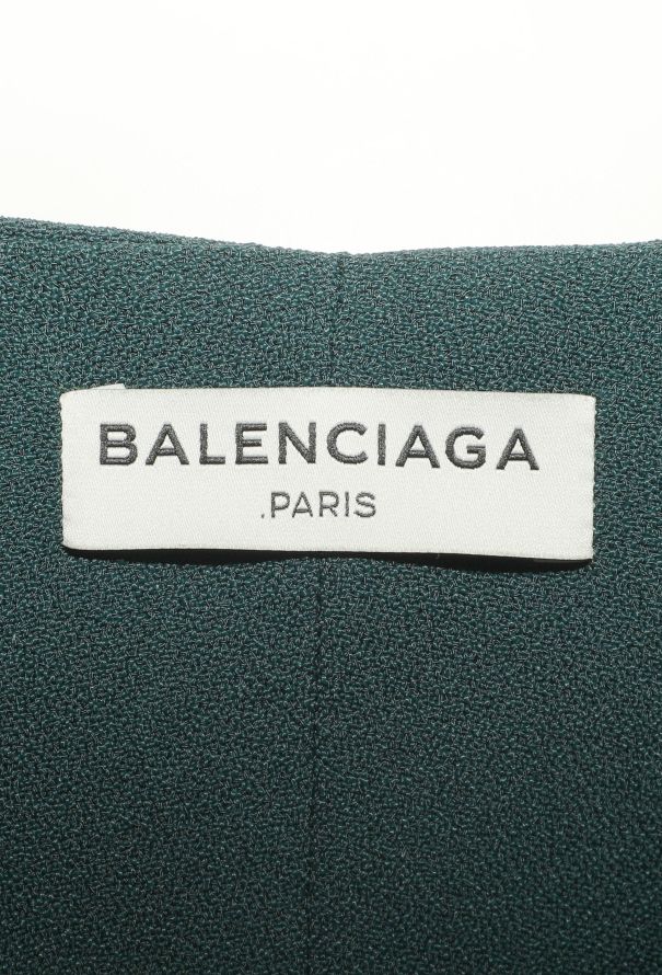 Balenciaga Open-Back Cape Dress - 4