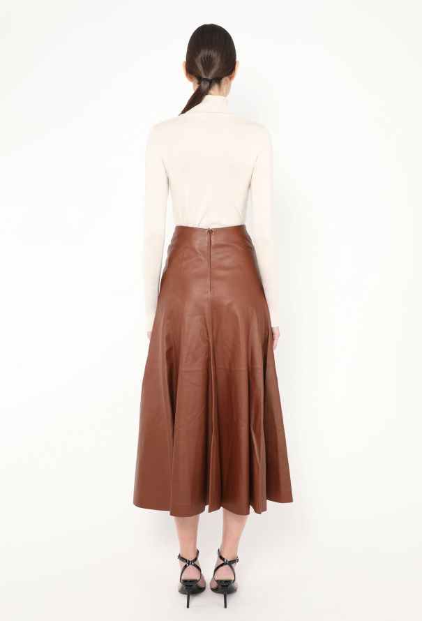 Chloé F/W 2021 Flared Lambskin Skirt - 6 Chloé F/W 2021 Flared Lambskin Skirt - 6
