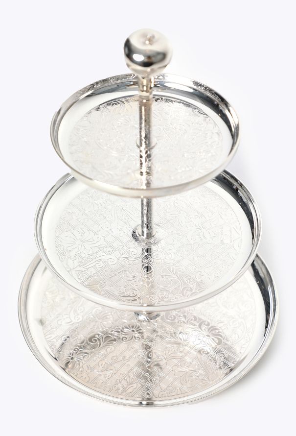 Vintage Objects & Decor Christofle Silver 'Jardin d'Eden' Dessert Tray - 5 Vintage Objects & Decor Christofle Silver 'Jardin d'Eden' Dessert Tray - 5