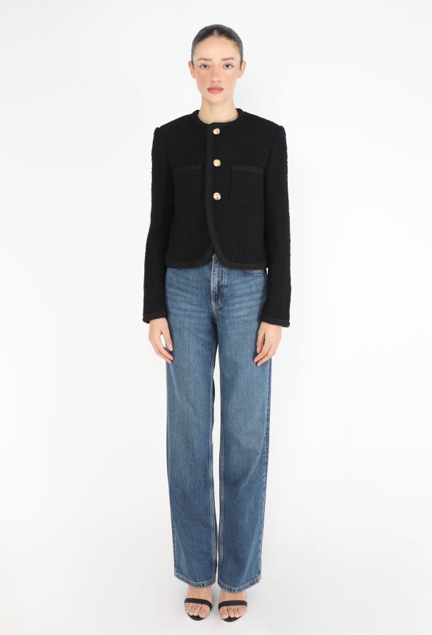 Céline S/S 2024 Sulky Bouclé Tweed Jacket - 3