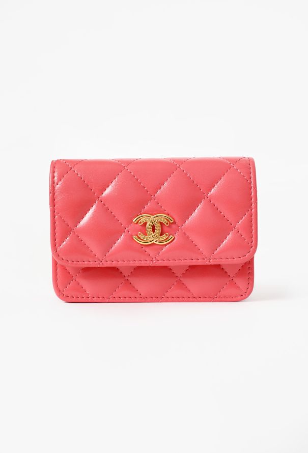 Chanel Coral Mini Wallet on Chain - 2