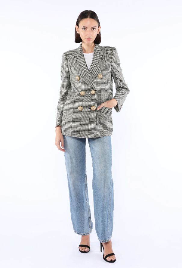 Valentino Houndstooth Double-Breasted Blazer, Resort 2025 - 5