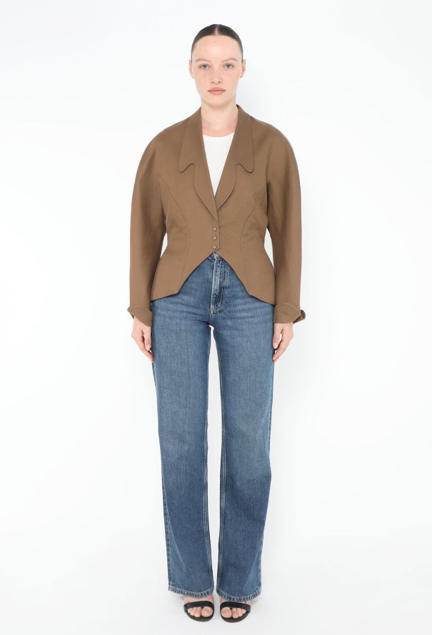 Thierry Mugler Rare 1990 Cinched Blazer Ensemble - 4