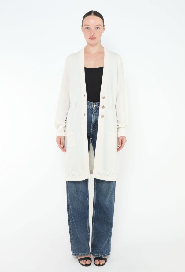 Chanel Cashmere Filigree 'CC' Cardigan - 3 Chanel Cashmere Filigree 'CC' Cardigan - 3