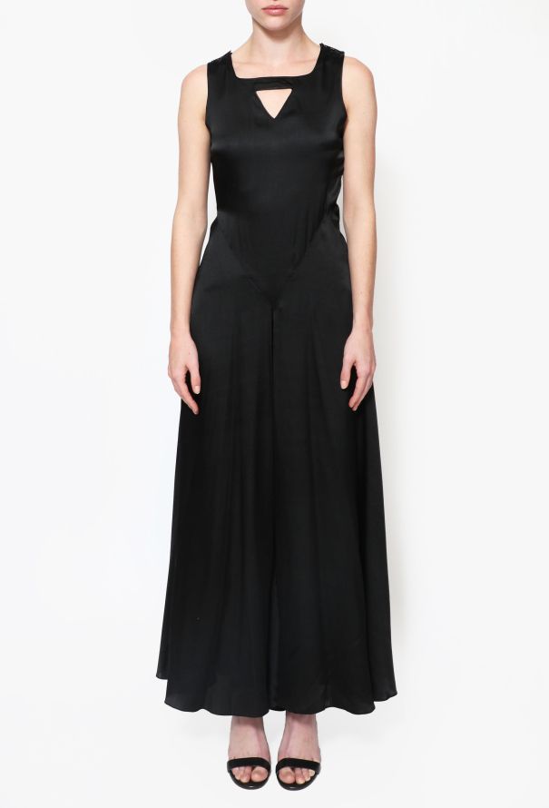 '70s Flared Silk Jumpsuit - 2 '70s Flared Silk Jumpsuit - 2