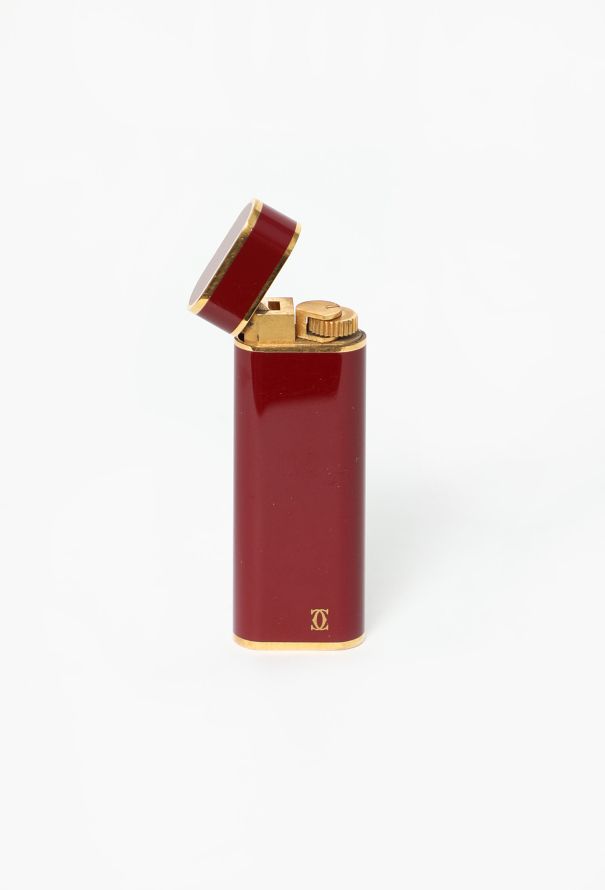 Cartier Vintage Bordeaux Lacquered Lighter - 3