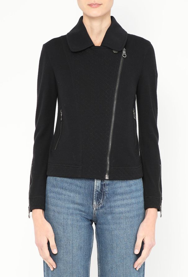 Chanel Classic Quilted Biker Jacket - 1
